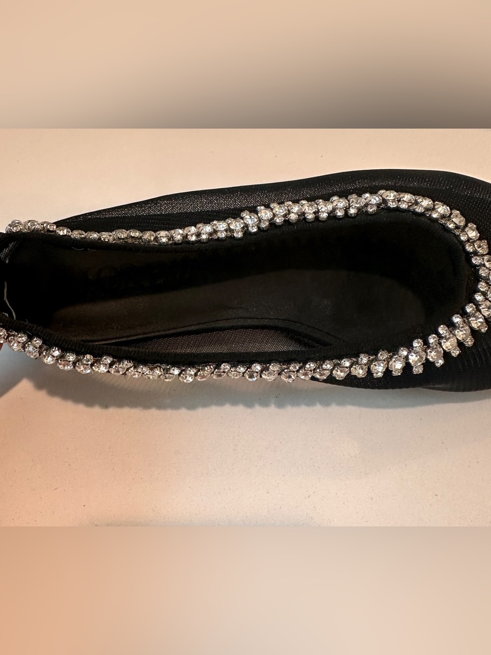 J. Crew Rhinestone Mesh Ballet Flats - Picture 7 of 8